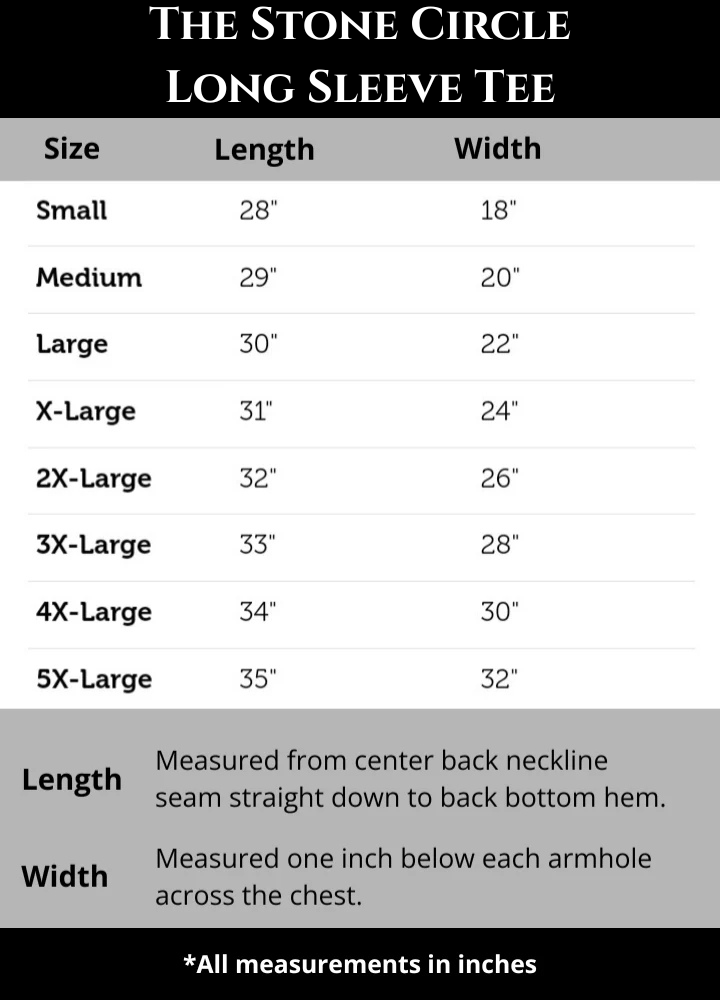 The Stone Circle Long Sleeve Tee
